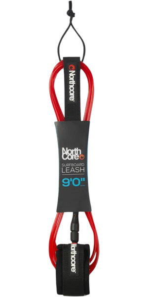 Correa Para Tabla De Surf Northcore 2026 De 9 Pies NOCO57D - Red